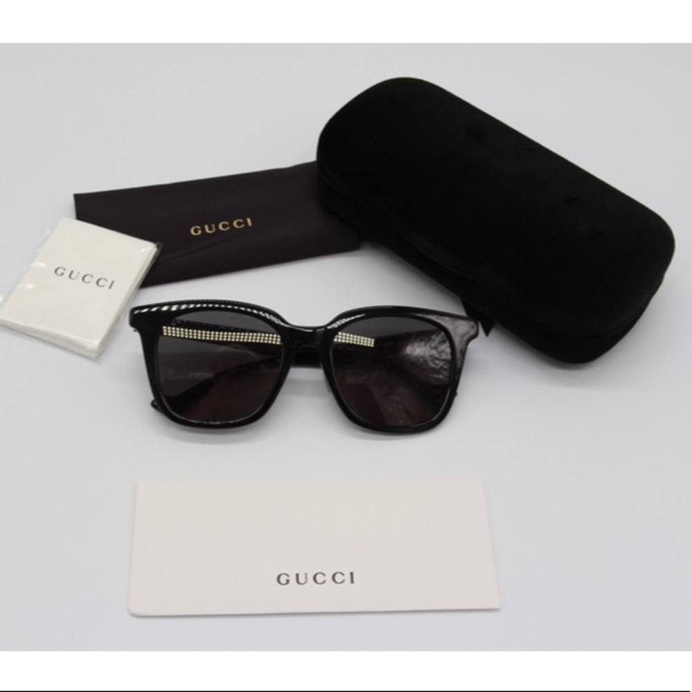 NEW GG1000SK 001 WOMEN’S SUNGLASSES GUCCI GG1000SK BLACK - Picture 13 of 13
